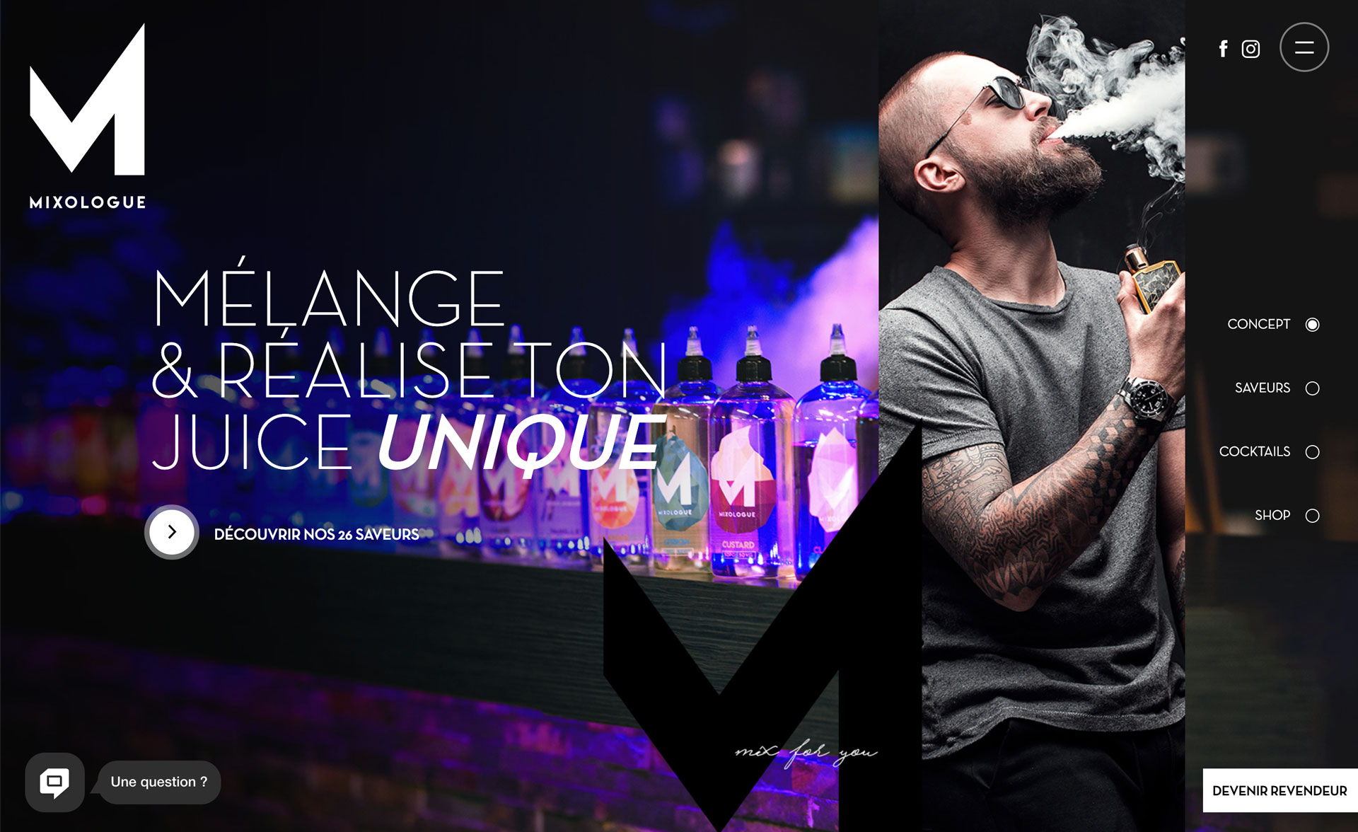 mixologue e liquide Pack 3 E liquides Fruité Frais - PAS CHER- 9.90€ main image 0